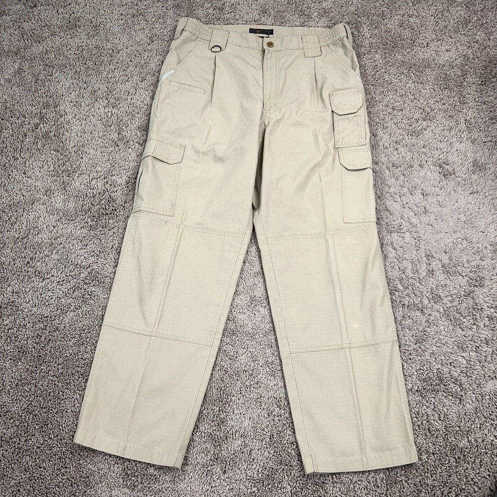 5.11 Tactical Pants Mens 35x30 Beige Cargo Combat Utility Ripstop Tactical Pro