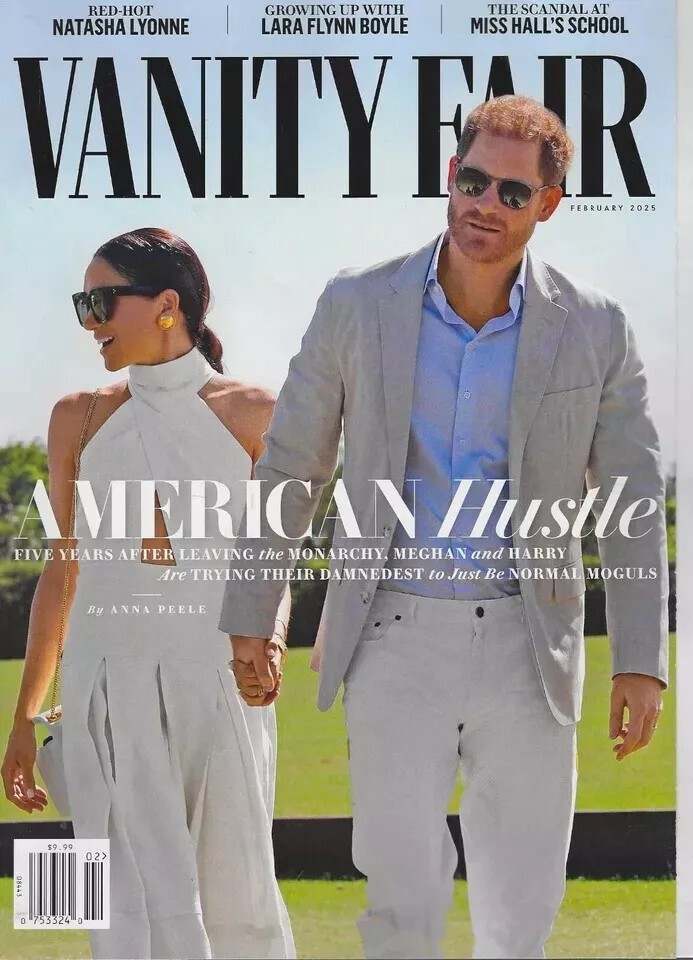 Vanity Fair Magazine Prince Harry Meghan Markle Natasha Lyonne Scott Minerd