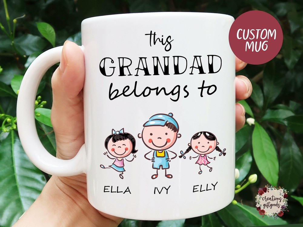 Personalised Grandad Mug Custom Mug Grandad Father's Day Gift Grandad Birthday
