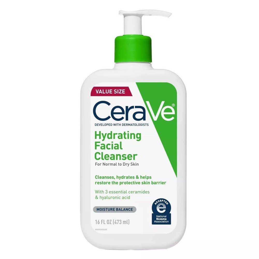 Hydrating Face Wash for Normal to Dry Skin - Gentle Daily Cleanser