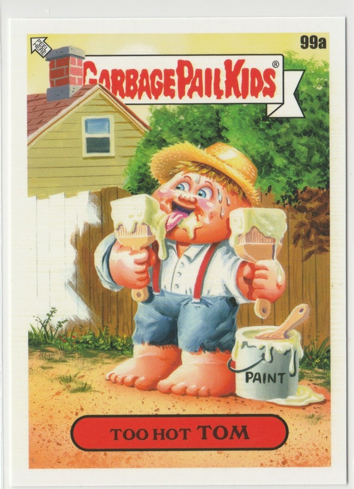 Too Hot Tom 99a Garbage Pail Kids GPK 2022 Book Worms Trading Card