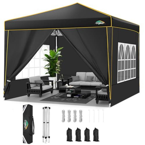 10x10 Pop Up Canopy Party Tents for Parties Waterproof Outdoor Event Shelter ...