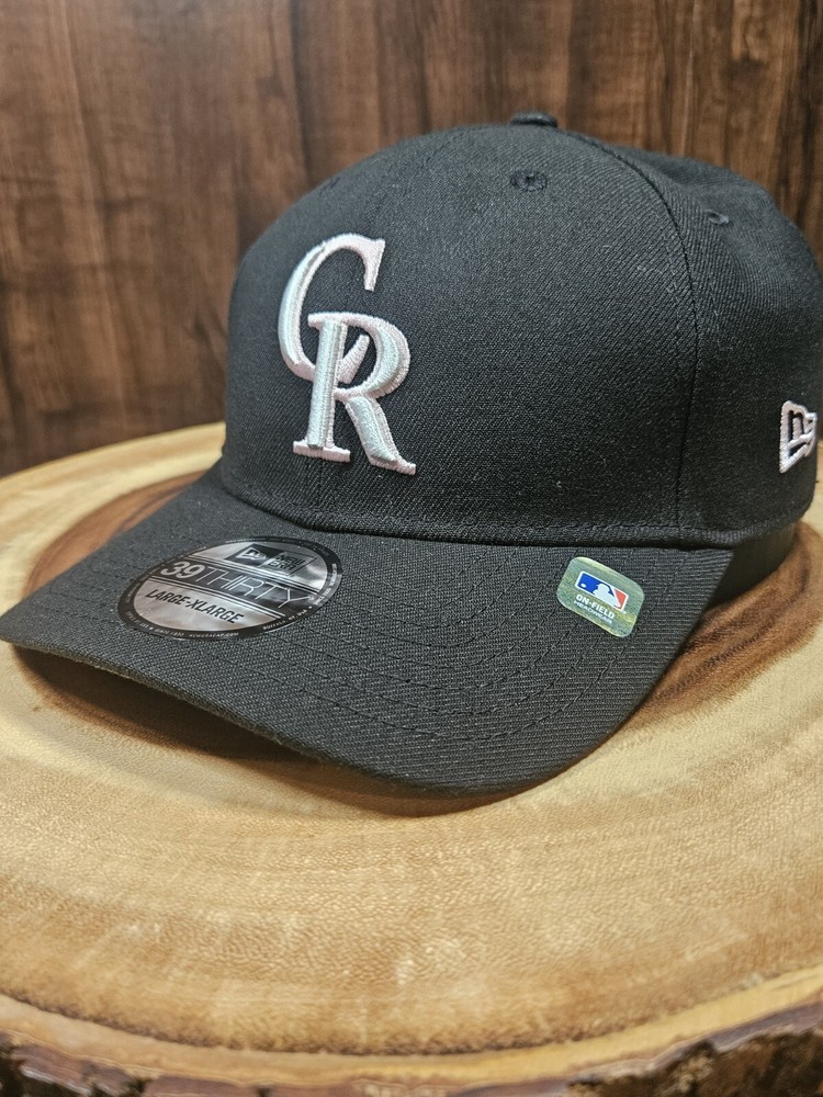 Colorado Rockies New Era 39Thirty Stretchfit Hat Cap Size L/XL  MLB Mother's Day