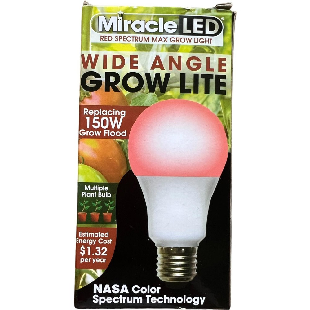Miracle LED Wide Angle Grow Lite /red spectrum Max Grow Light/Replacing 150W GF