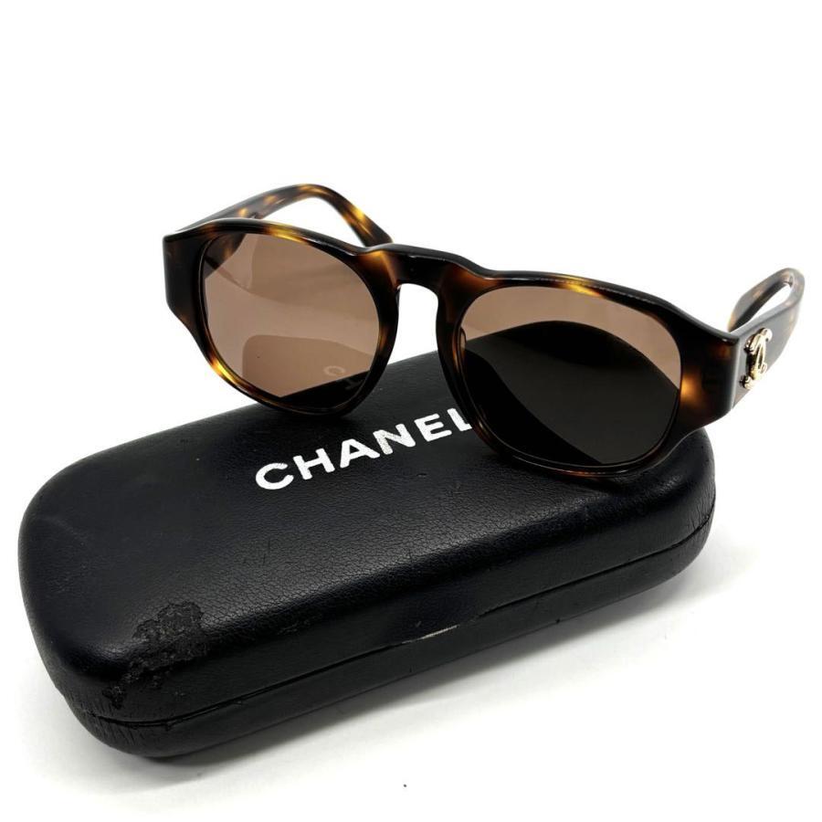 CHANEL Coco Mark Tortoise Shell Sunglasses 01452 with Case