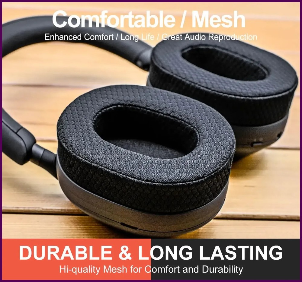 Sony WH-1000XM5 Replacement Breathable Mesh Earpads
