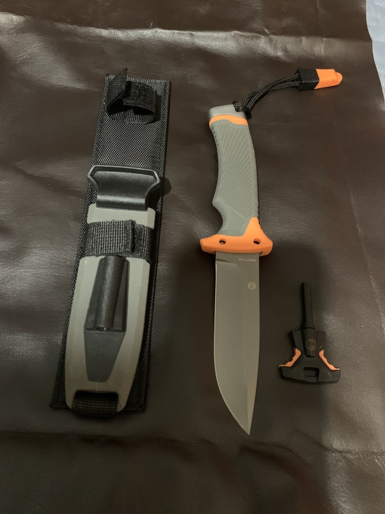 camping hunting survival fixed blade knife