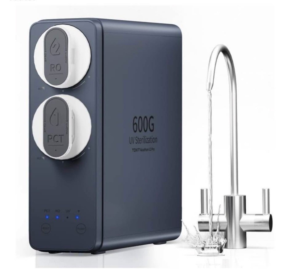 TOKIT UV Reverse Osmosis Water Filter, U2 Pro Alkaline Mineral Under Sink Water