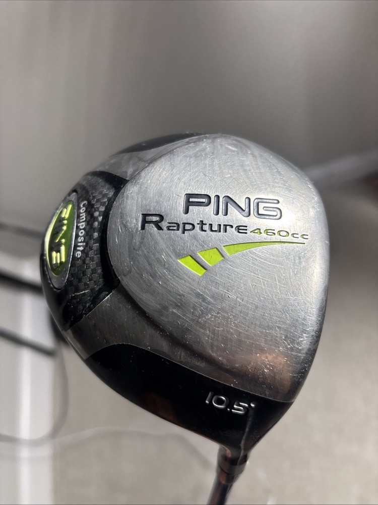 Ping Rapture 460cc Driver 10.5 Loft TFC Stiff Flex Graphite Original Grip RH