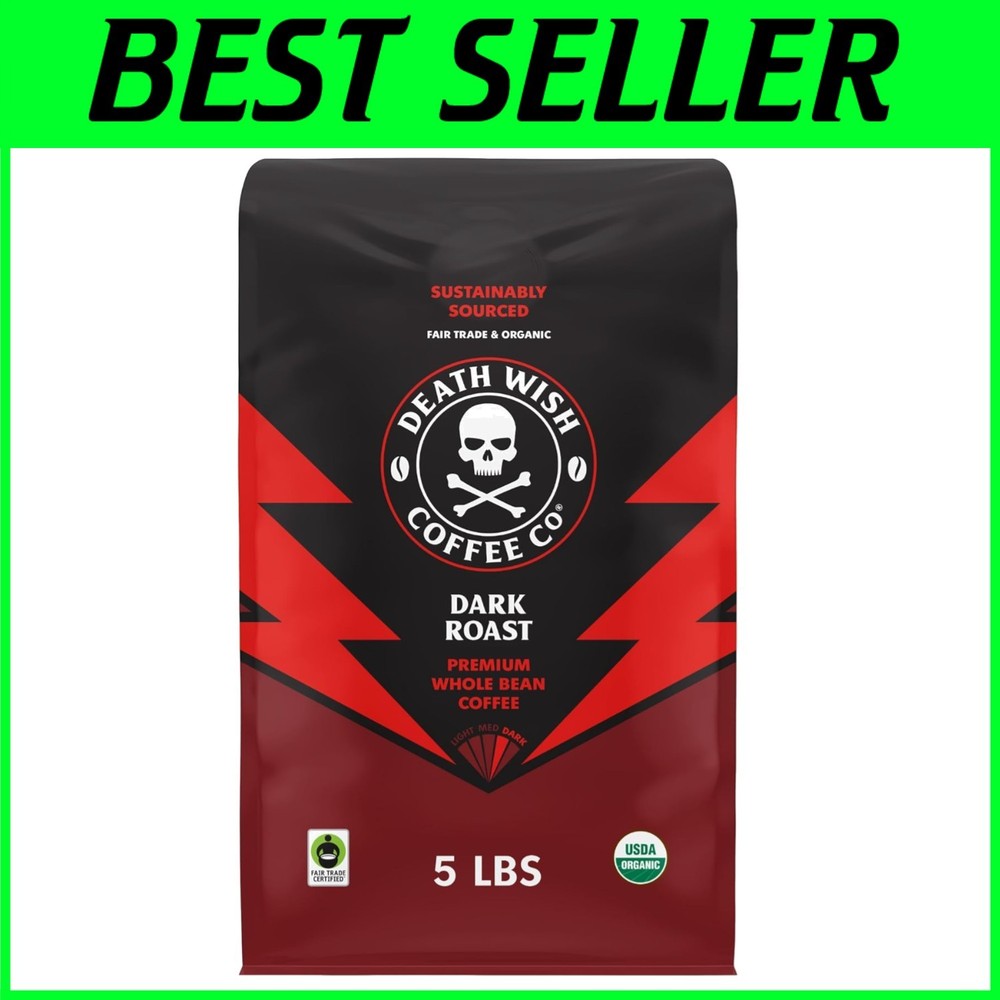 Bold & Smooth Dark Roast Coffee Beans - Fair Trade Organic