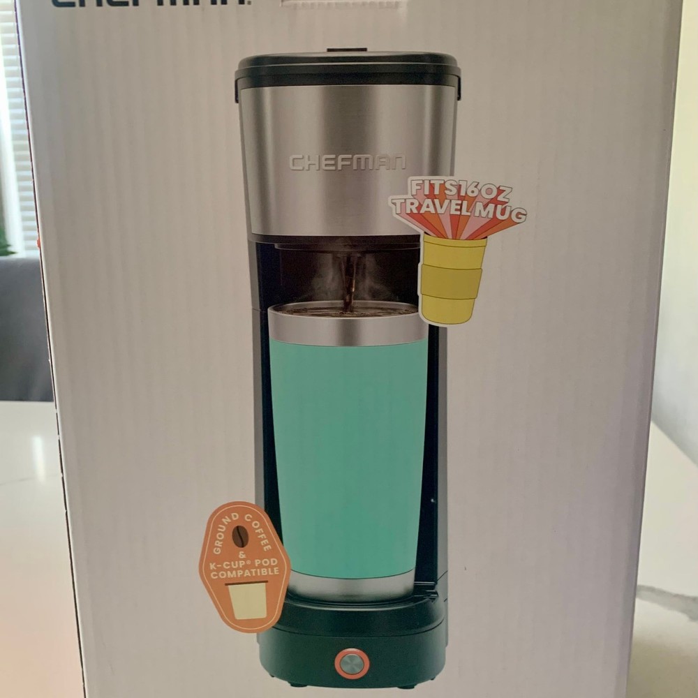 Chefman Instacoffee Max+ Single Serve Coffee Maker – New Open Box