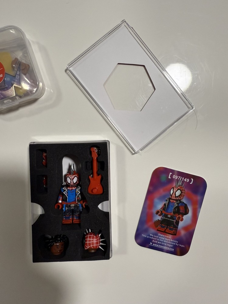 Jin Customs Lego Spider Punk Minifigure Across The Spider Verse