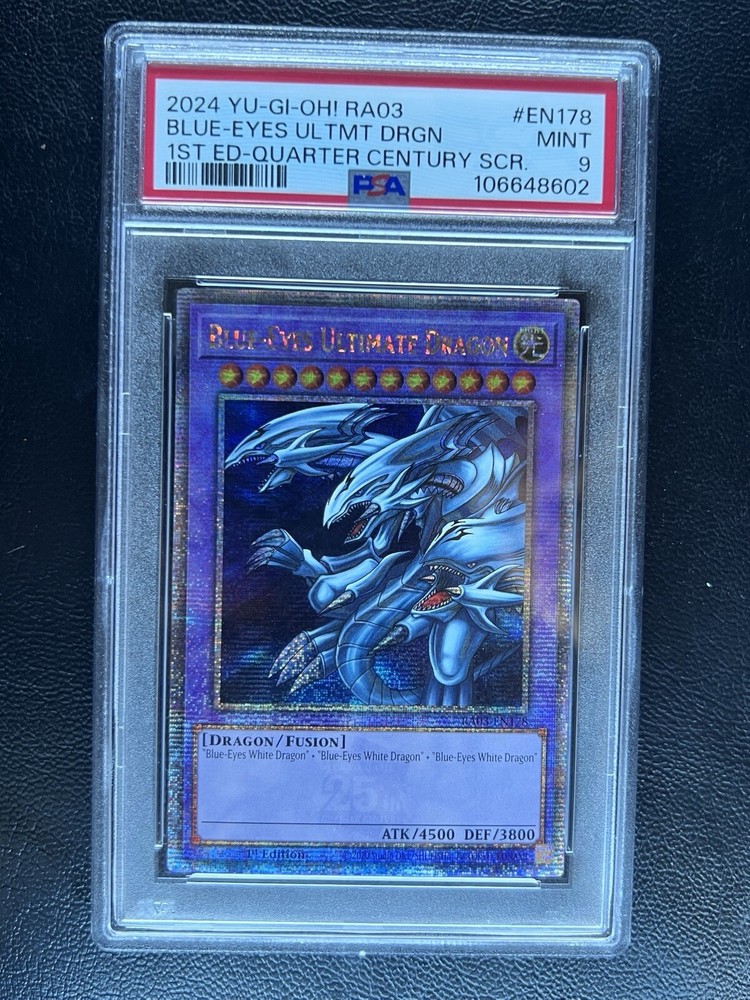 Blue Eyes Ultimate Dragon QCR 1st Edition PSA 9 Gem Mint