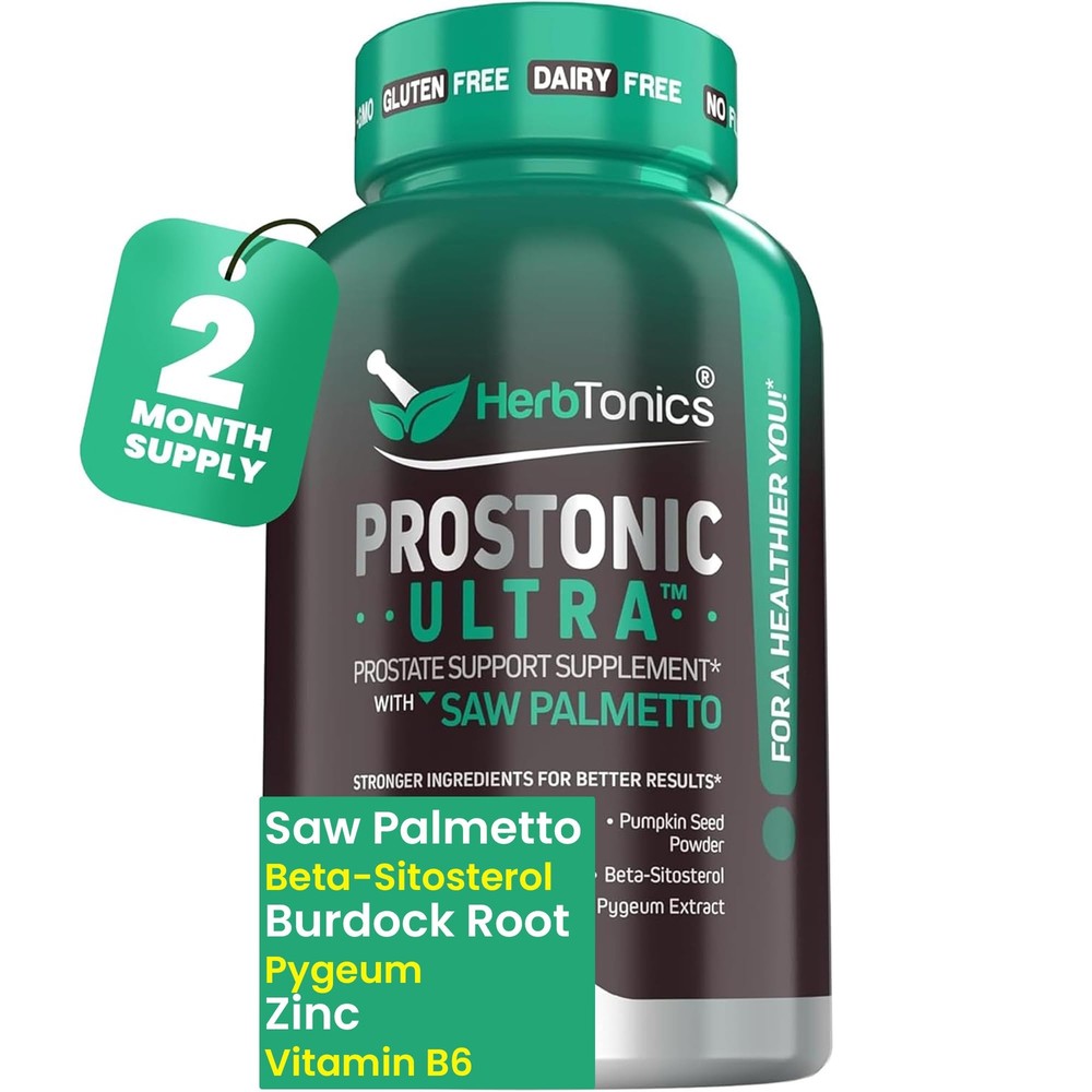 Prostate Support Supplement for Men's Health - Saw Palmetto & Beta Sitosterol...