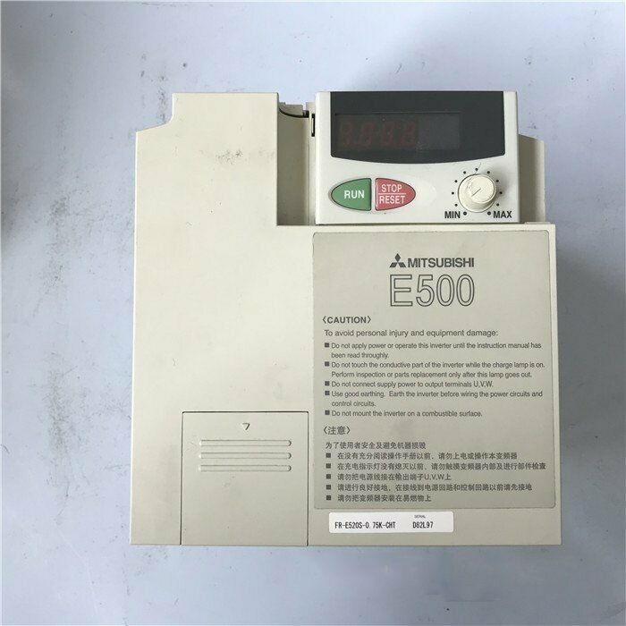 1PS Mitsubishi FR-E520S-0.75K-CHT inverter Used Free Shipping