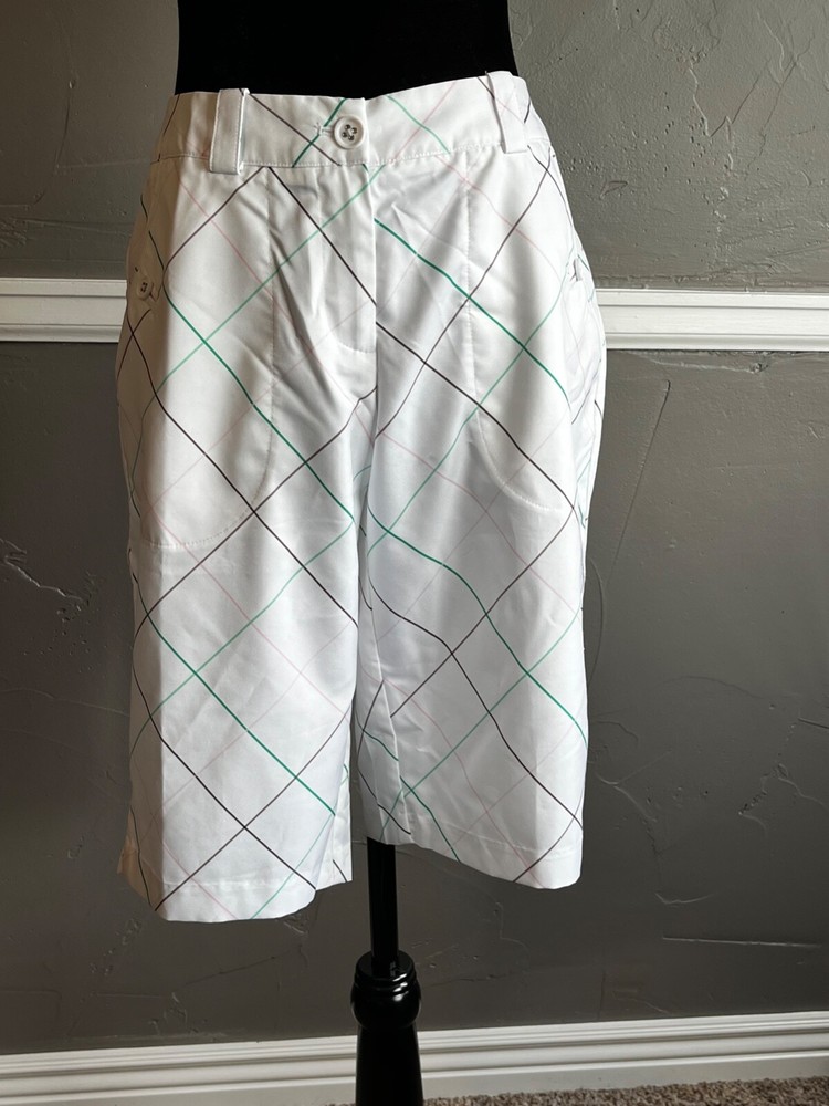 Nike Golf Dri-Fit Women's Size 8 Mid Rise Cropped Capri Pants