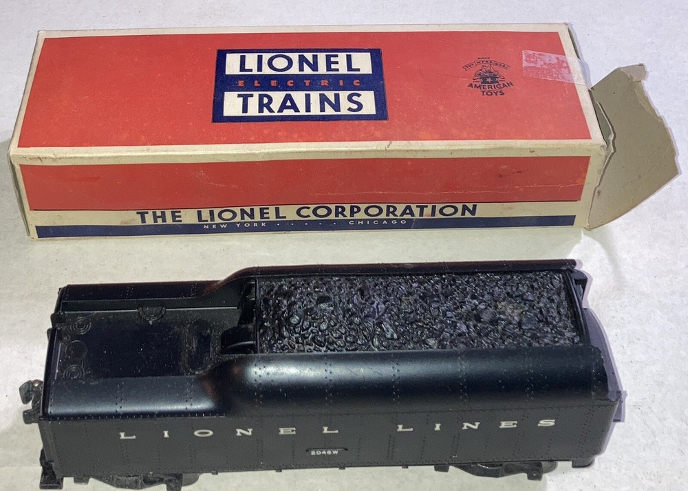 1953 Lionel Tender Car 2046W with Whistle in Original Box - Estate Fresh Condition