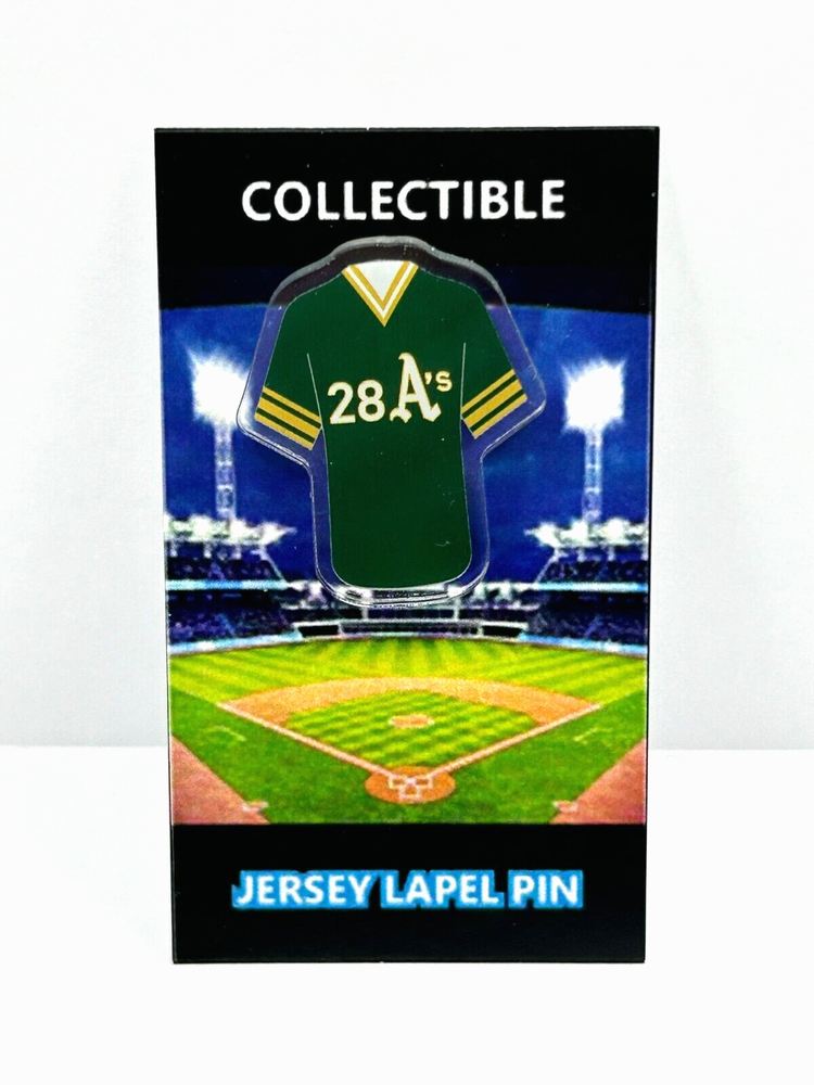 Oakland Athletics Billy Williams jersey lapel pin-Classic RETRO Collectible