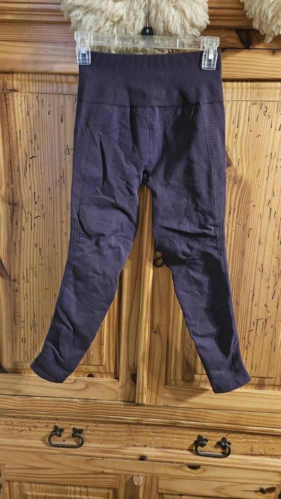 Lululemon Womens Size 6 Purple Textured High Rise Leggings