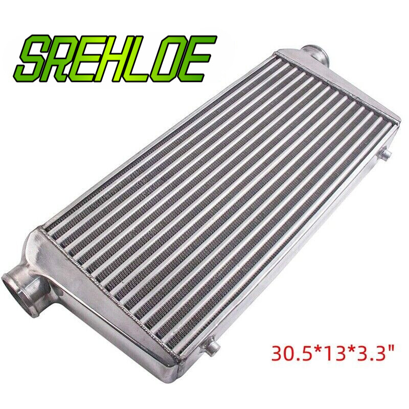 31x13x3 Universal Aluminum FMIC Turbo Front Mount Intercooler 3 Inch Inlet Outlet