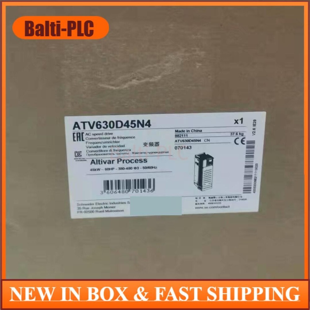 1PC New Schneider ATV630D45N4 In Box Fast Shipping