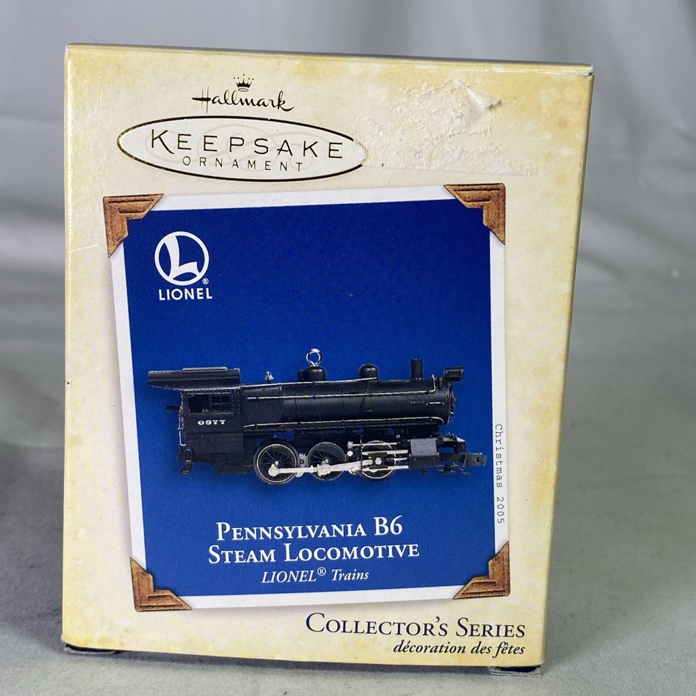 2005 Hallmark Lionel Pennsylvania B6 Train Steam Locomotive Keepsake Ornament