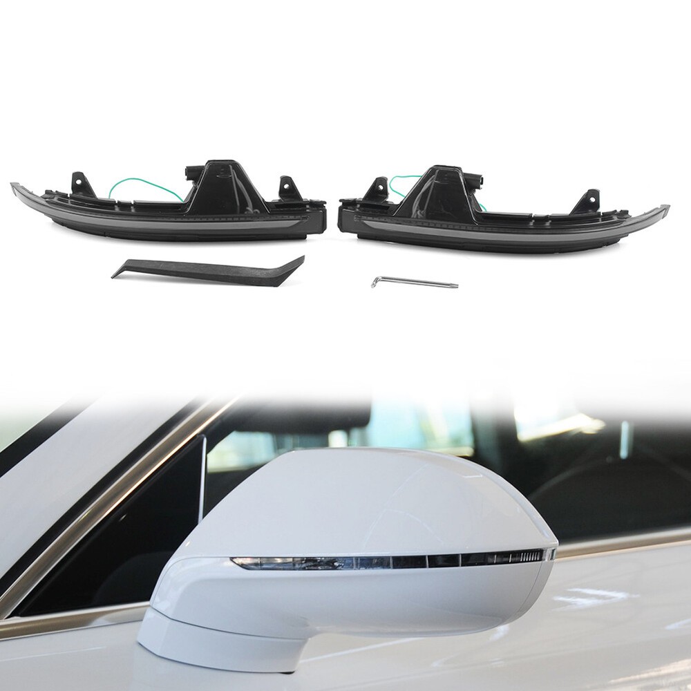 Audi A7 S7 RS7 Dynamic Yellow Blue Side Mirror Turn Signal Light