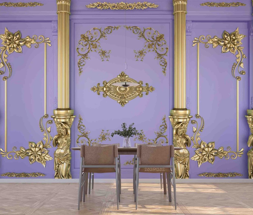 3D European Style Decorative Wall Murals Wallpaper Murals Wall Sticker 2