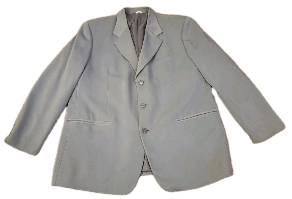 Giorgio Armani Gray 100% Wool Italian-Made Sport Coat Blazer Size 44R