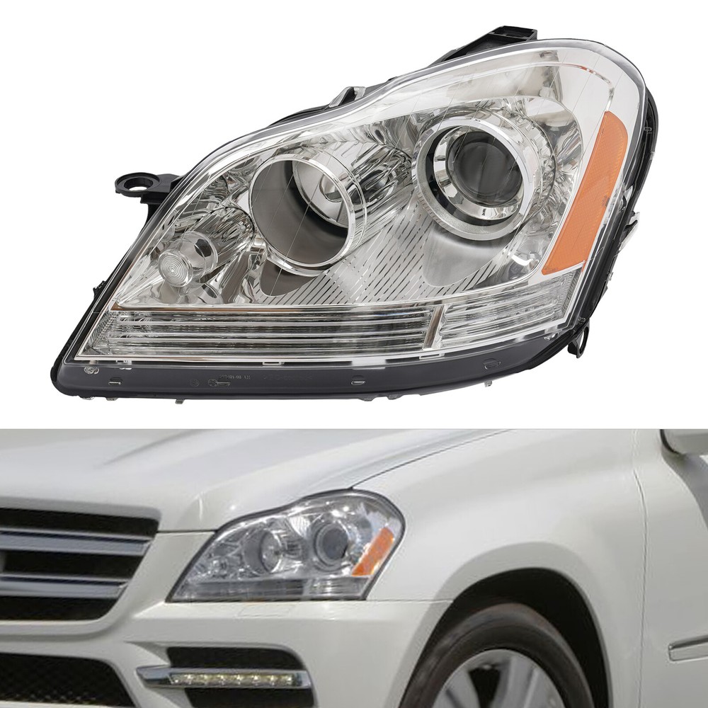For 07-12 Mercedes-Benz GL350 GL450 GL550 Headlight Halogen Headlamp Driver Side