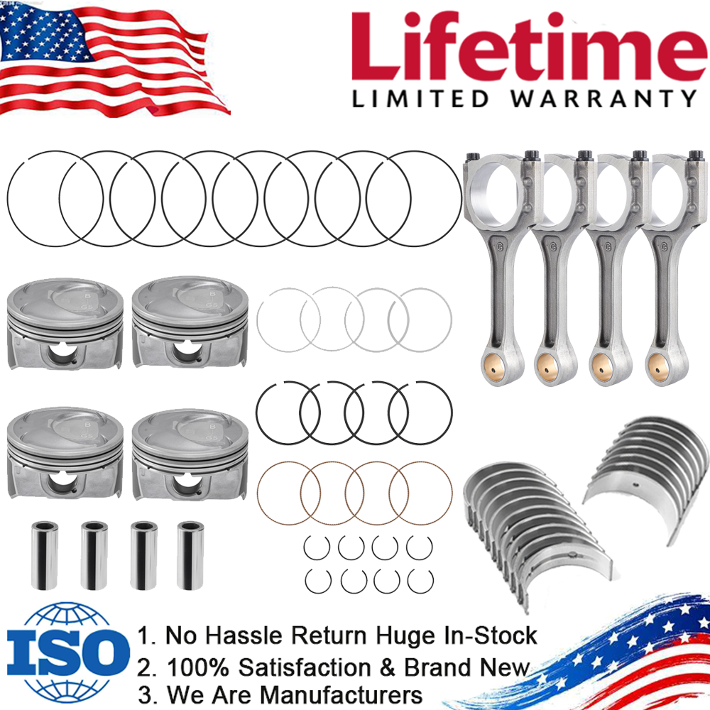 Hyundai Sonata Kia Optima 2.4L Engine Piston Ring Rod Bearing Kit