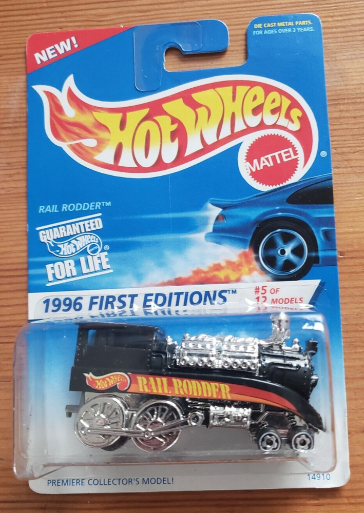1996 Hot Wheels - First Editions - #370 - Rail Rodder - #5/12 - 14910