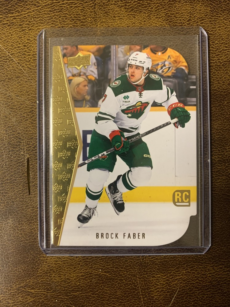 2023-24  Brock Faber Upper Deck Hockey series 2 Die-Cut Rookie RC  RDT-12