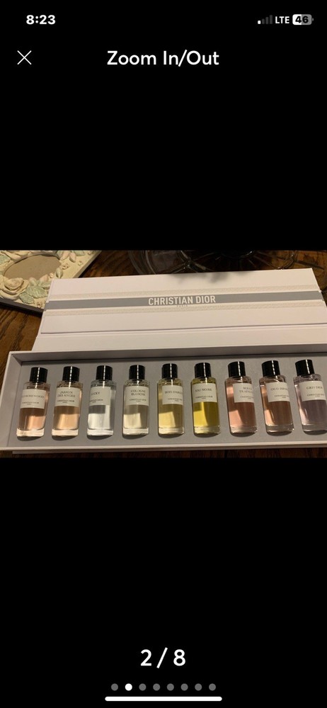 DIOR La Collection Privée EDP Discovery Set of 9  .25oz/7.5ml Splash Mini Travel