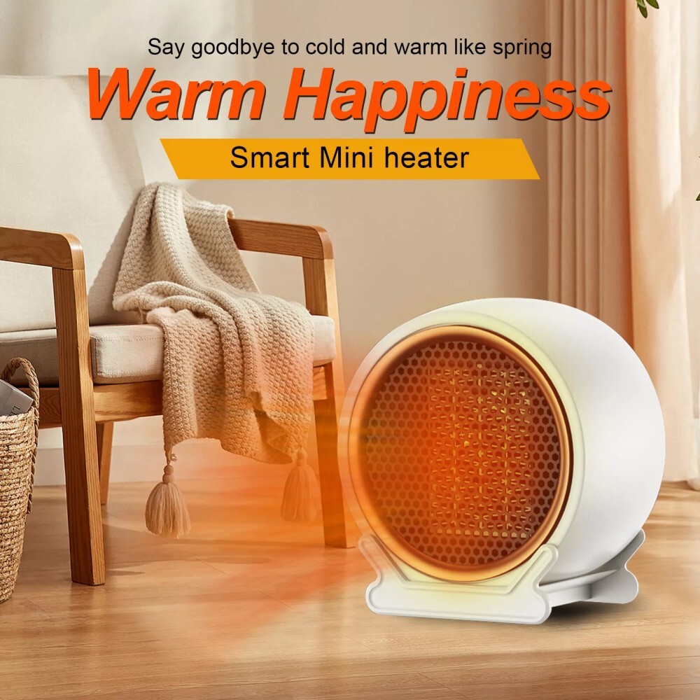 1500W Portable Electric Space Heater Hot Air Fan for Large For Indoor Rooms