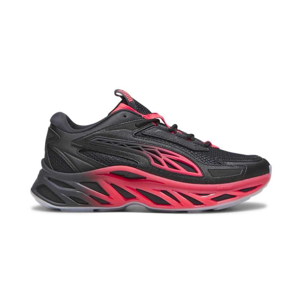 PUMA Exotek Nitro Facades Black Mens Casual Sneakers Lace Up 39493002