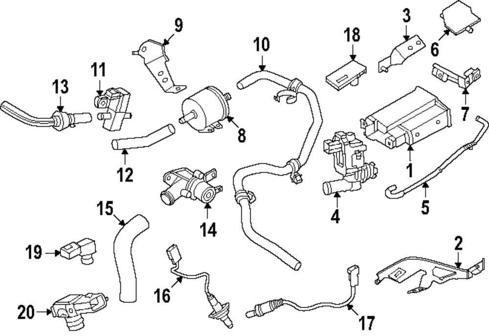 Genuine Nissan Boost Sensor 22365-7JA1A