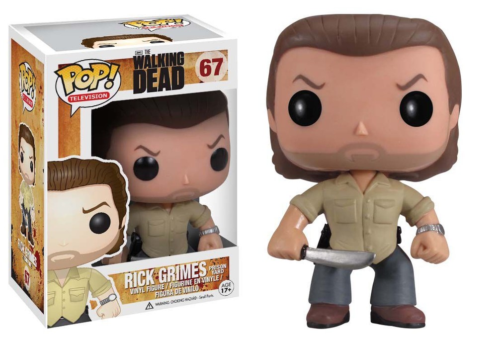 Funko Pop! Vinyl: The Walking Dead - Rick Grimes (Prison Yard) #67