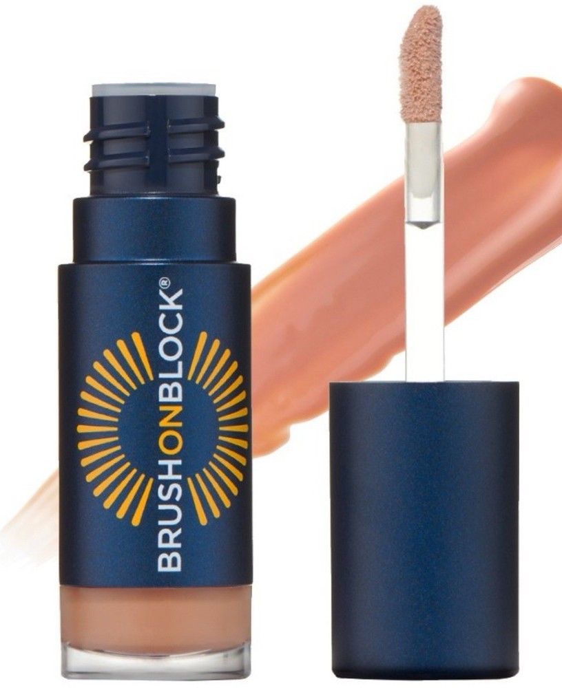 SPF 32 Nude Tint Protective Lip Oil Brush-On Sun Block 0.2 Oz New