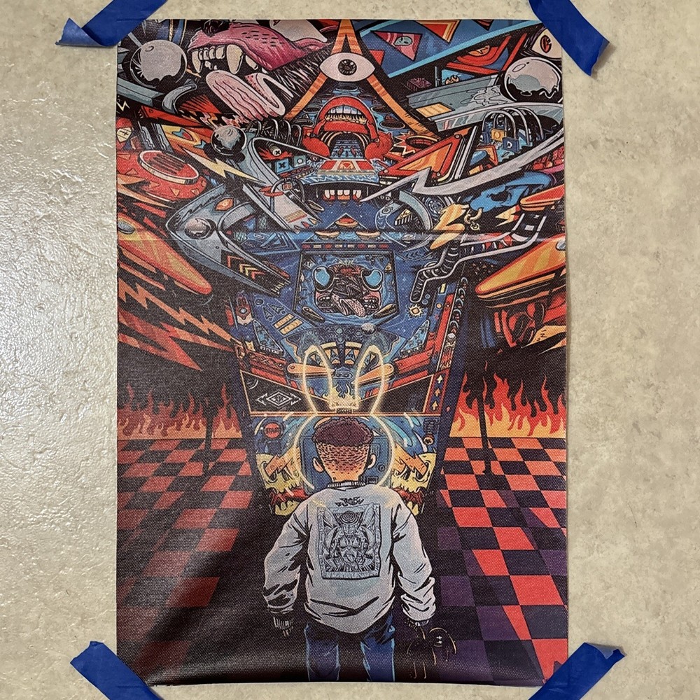 Bad Bunny - Rap Raggaeton Music Poster ✅ Wall Art Room Canvas Man Cave✅ 12x18 in