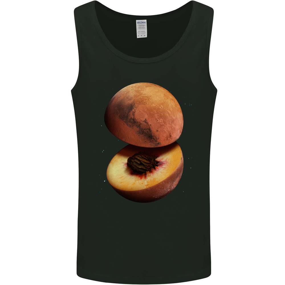 Mars Peach Space Planets Cosmos Mens Vest Tank Top