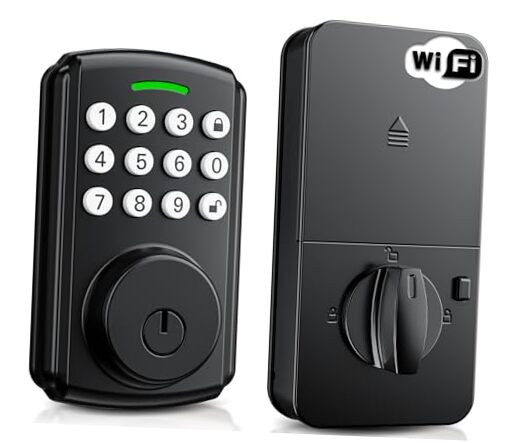 Smart WiFi Keyless Entry Deadbolt Lock with Built-in WiFi