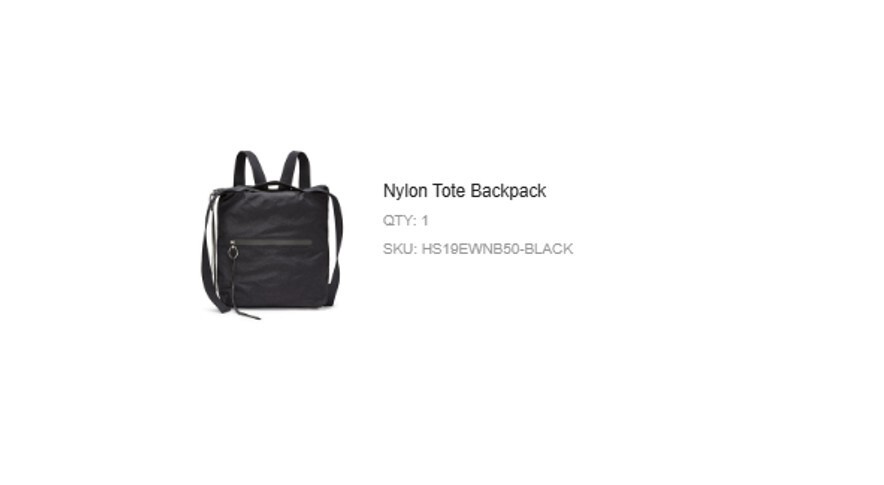 Rebecca Minkoff Black Nylon Backpack for Women Stylish & Lightweight