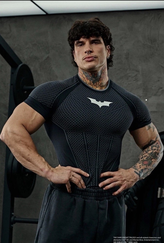 YoungLA Batman Compression Shirt Small Model #4259 Black