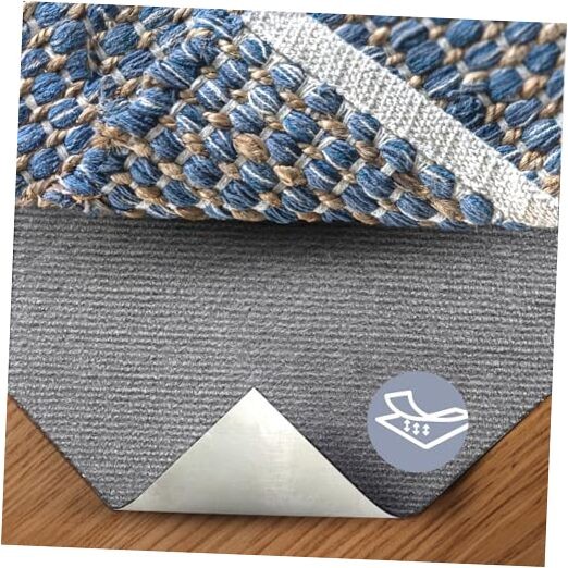 23.8x23.8 Non Slip Rug Gripper Pads Felt Rubber for Area Rugs Tile Floors