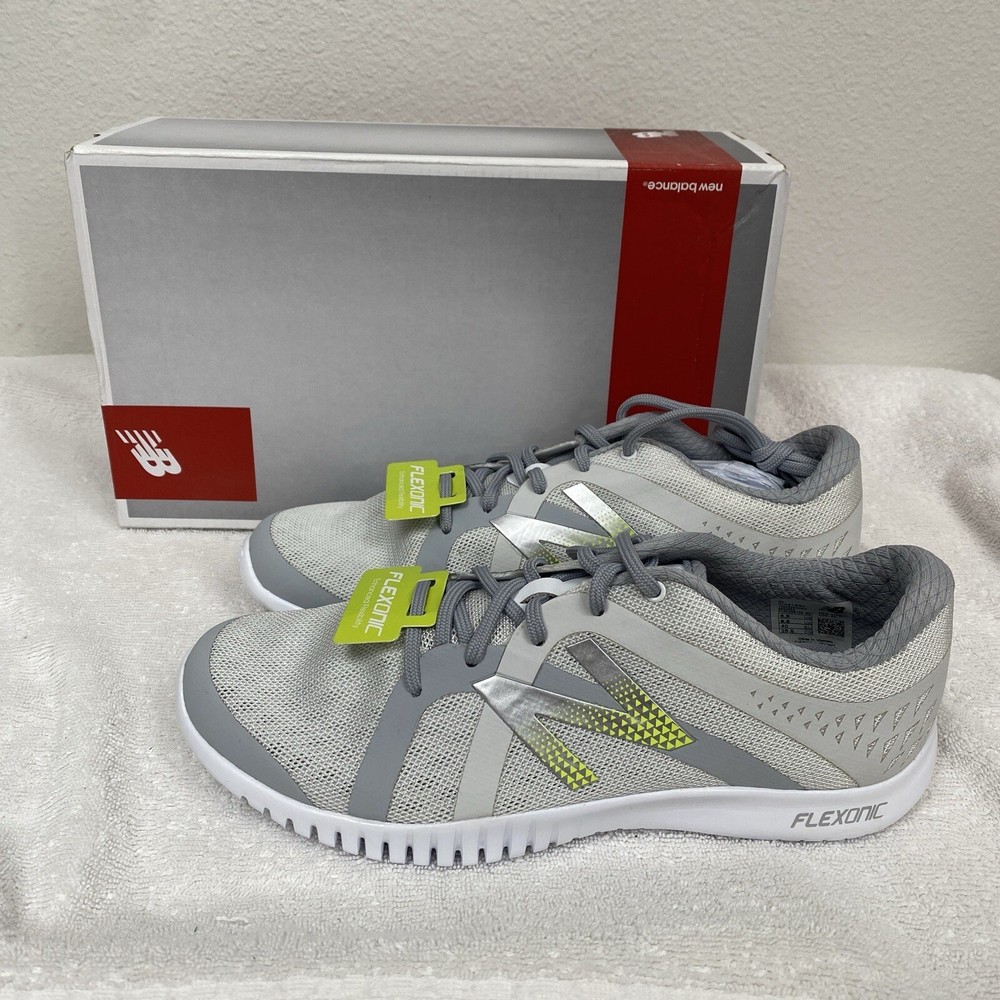 NWT New Balance Women's Gray Yellow WX615 Flexonic Training Shoe Size 8 Wide