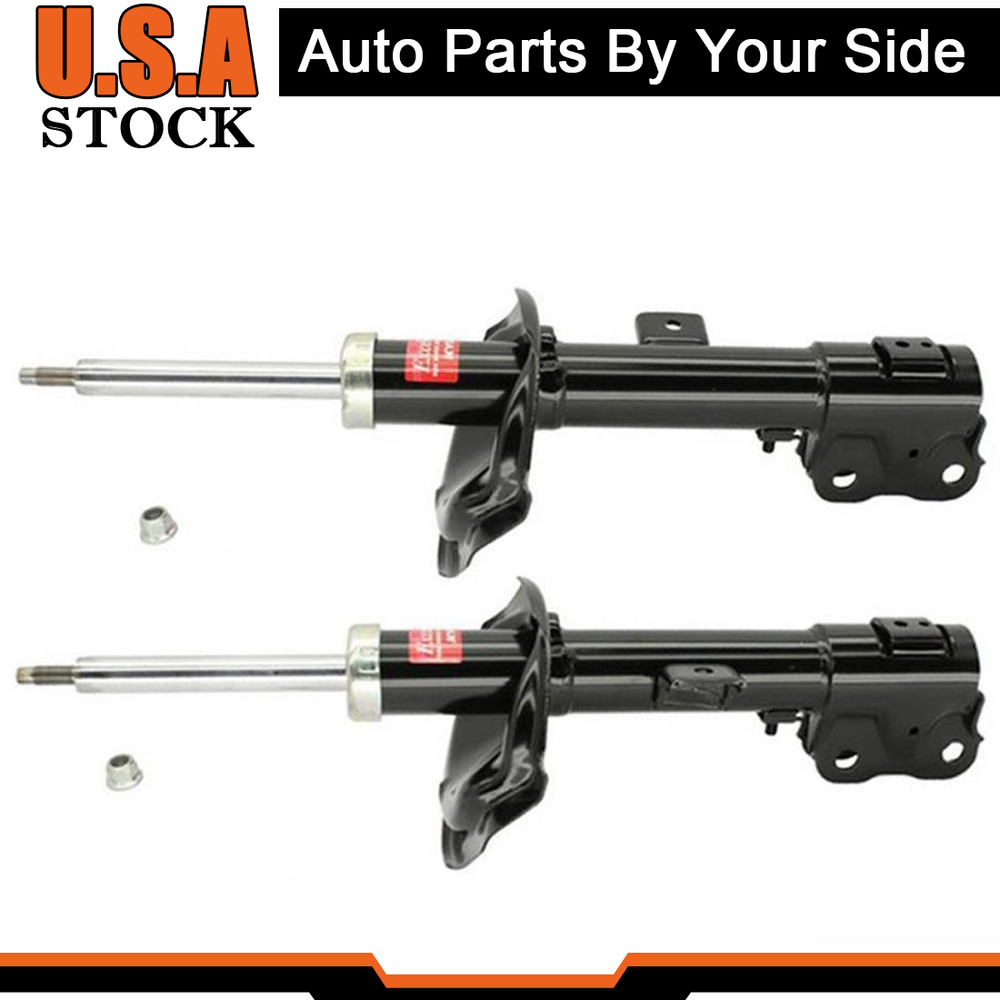 2 KYB Left+Right Front Struts Shocks Absorbers Inserts Damper Set for Mitsubishi