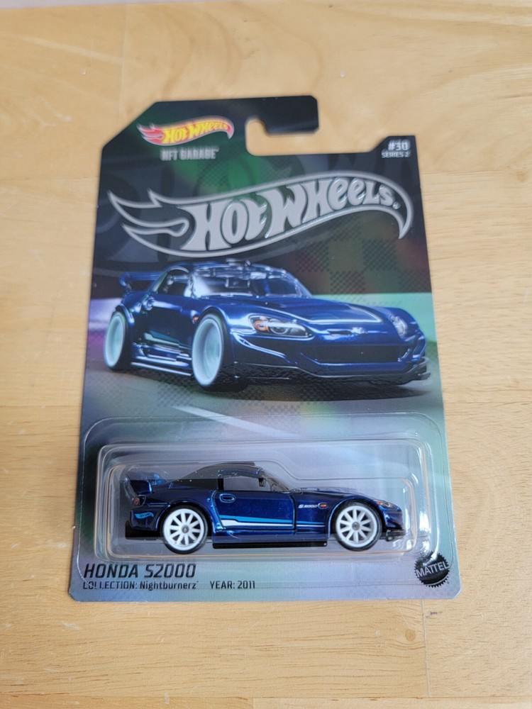 Hot Wheels 2022 NFTGarage Series 2 Nightburnerz Honda S2000 Blue S2K 1 Of 1500