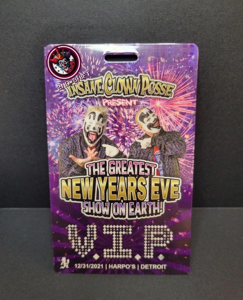 Icp New Years Eve Party 12/31/21  Vip Pass USED Gotj Ouija Macc Twiztid Juggalo-image