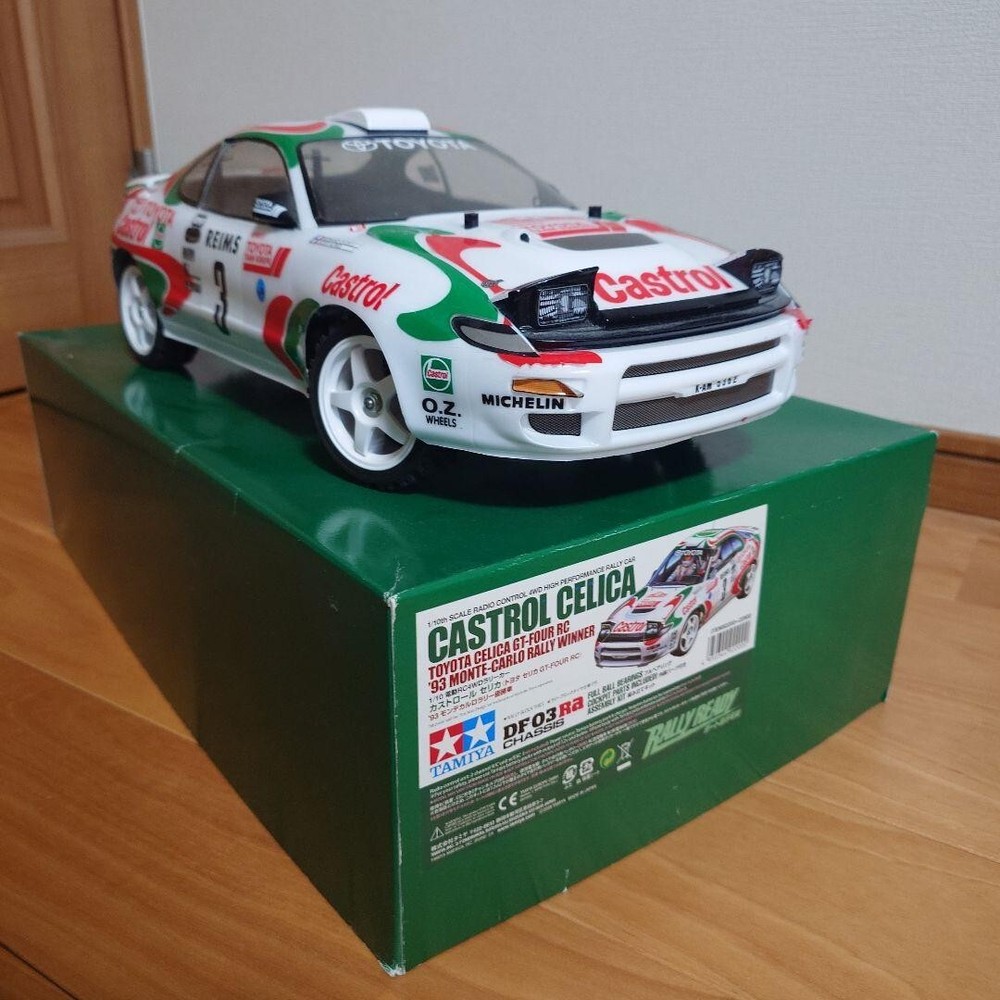TAMIYA 1/10 CASTROL CELICA DF03Ra chassis RC radio controlled car